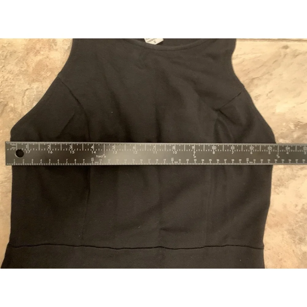 Bar‎ III Dress Women's Size Small Black Sleeveless Lace Bottom